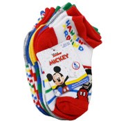 Wholesale - 6pk 2T-4T MICKEY MOUSE PLAY TIME SOCKS, UPC: 193159120443